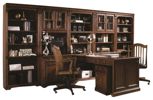 Hooker Furniture Brookhaven Peninsula Desk Traditional Desks