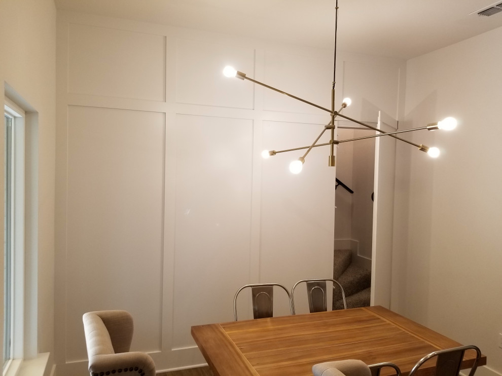 Inspiration for a transitional home design remodel in Austin
