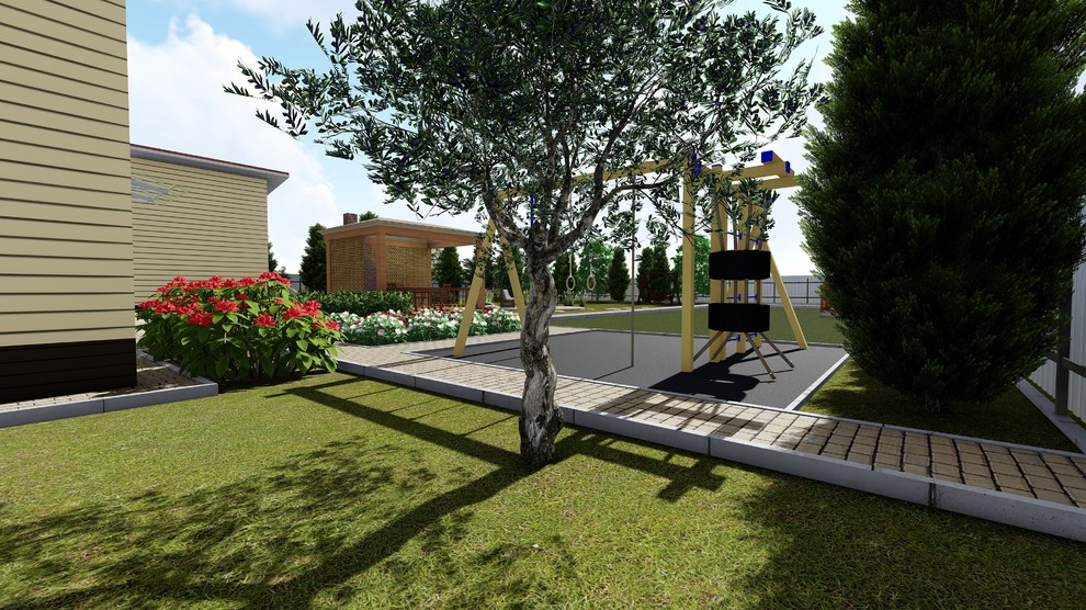 Ландшафтный дизайн-проект участка 15 соток