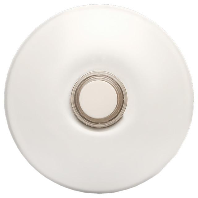 NICOR Lighted Stucco Button for Prime Chime Door Bell Kit, White