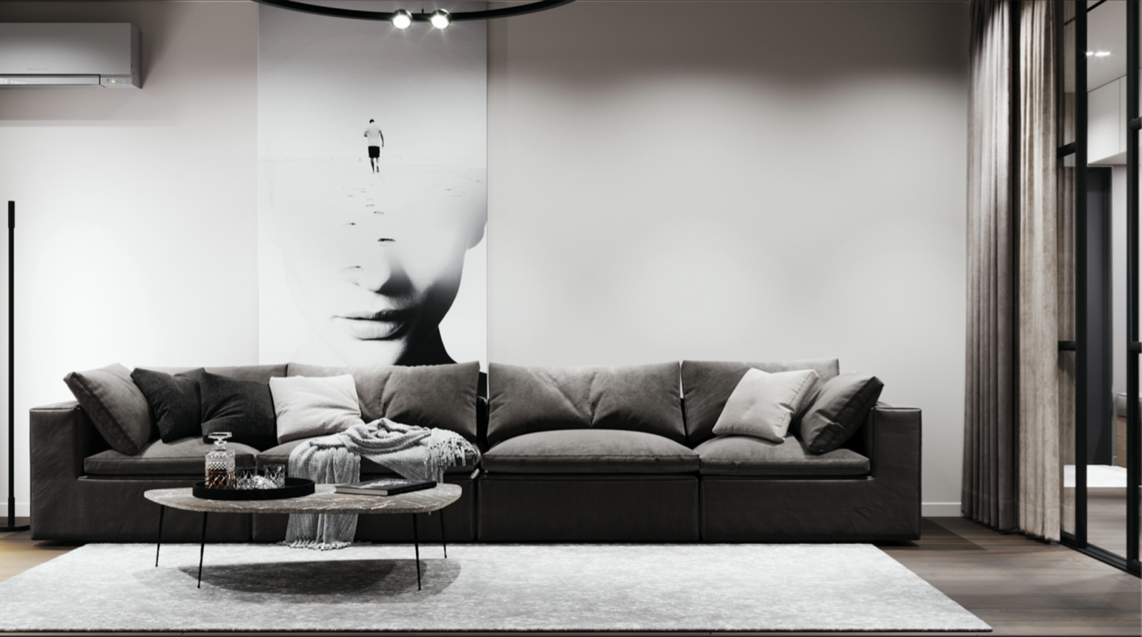 Дизайн проект трехкомнатной квартиры