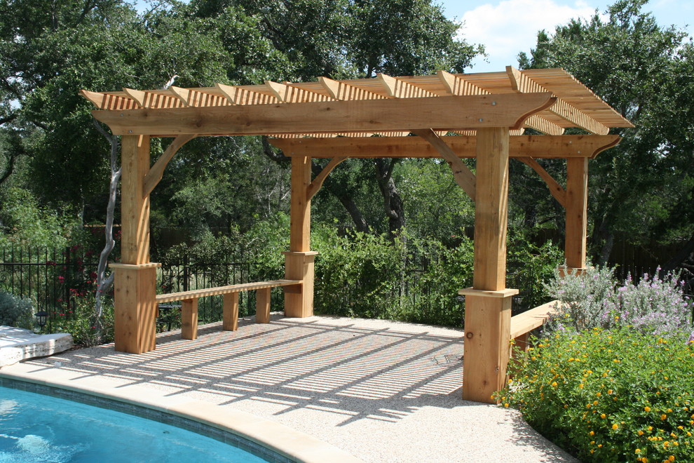 pergolas, arbors and patio covers Austin de Hometown Decking and