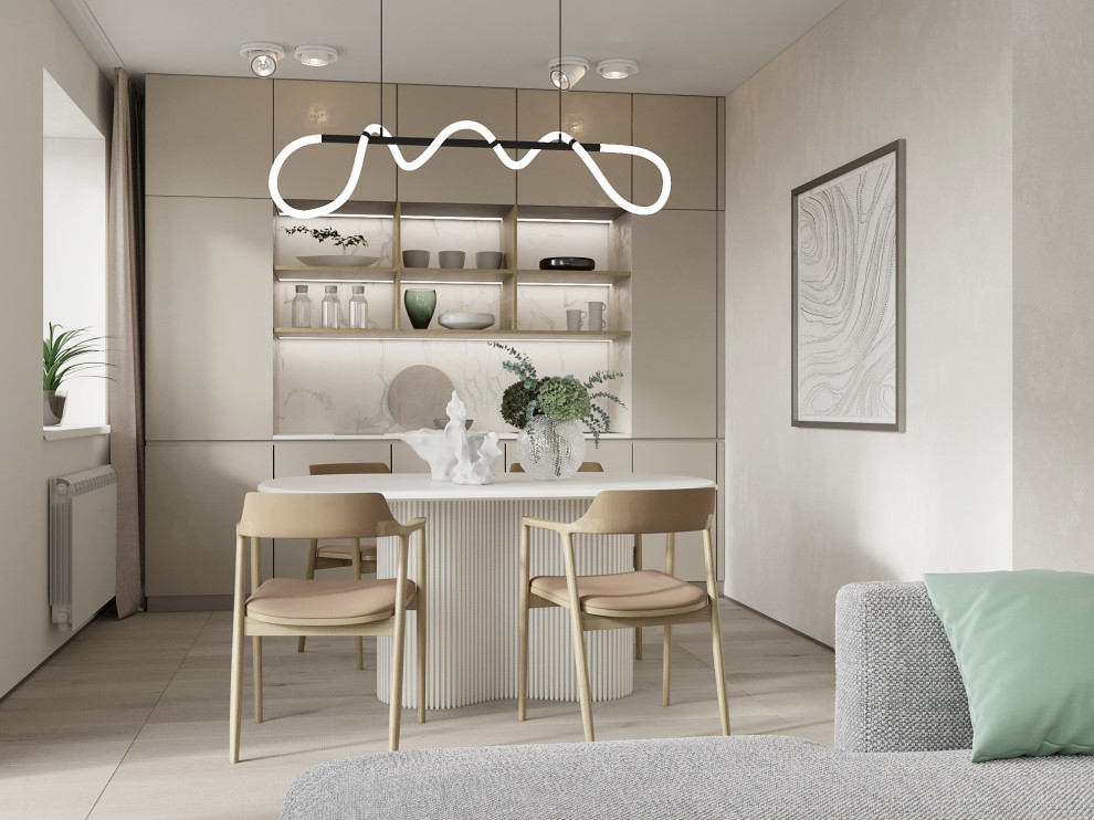 Дизайн-проект небольшой квартиры в эко-стиле