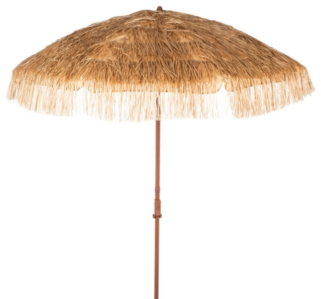 Safavieh Outdoor Hilo 6.5 ft Tiki Umbrella Tiki Tropical Outdoor