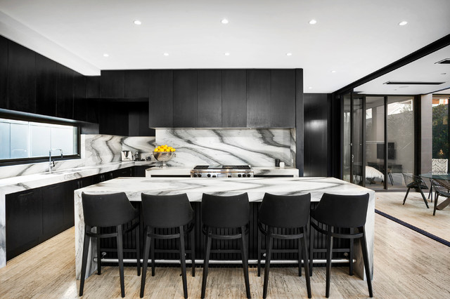 LUXURY HOTEL INSPIRED HOME contemporary-kitchen