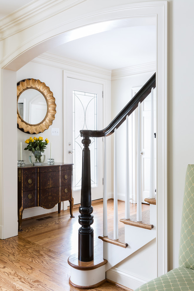 Design ideas for a transitional entryway in DC Metro.