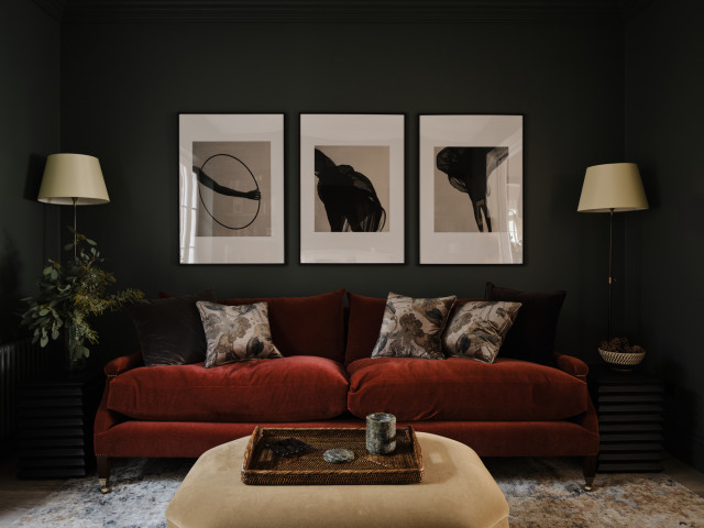 Wandsworth Family Home nyklassisk-dagligstue