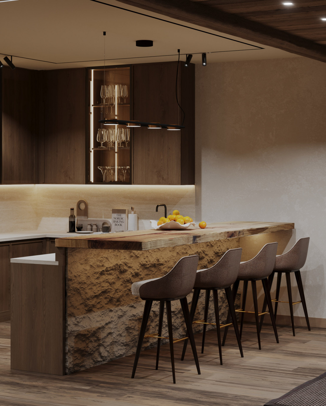 Интерьер дегустационной комнаты отдыха