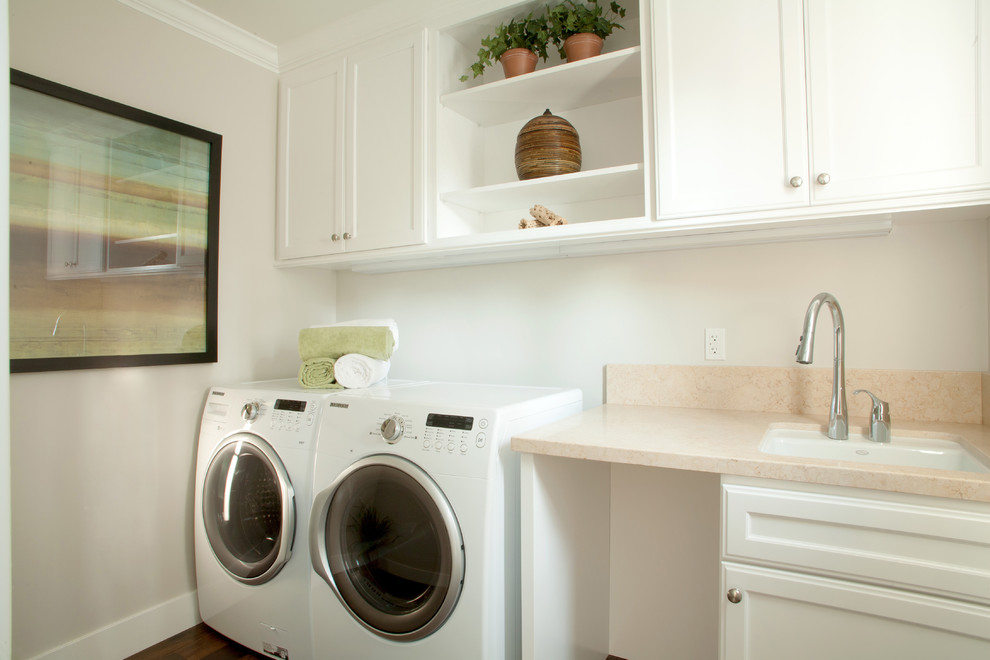 Menlo Park New Home with Basement - Traditional - Laundry Room - San ...