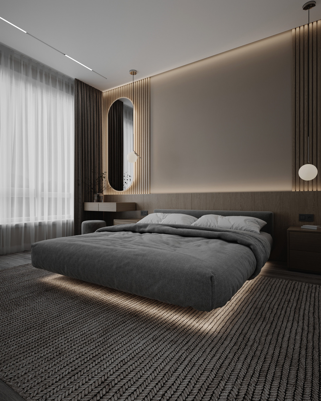 Спальня в загородном доме