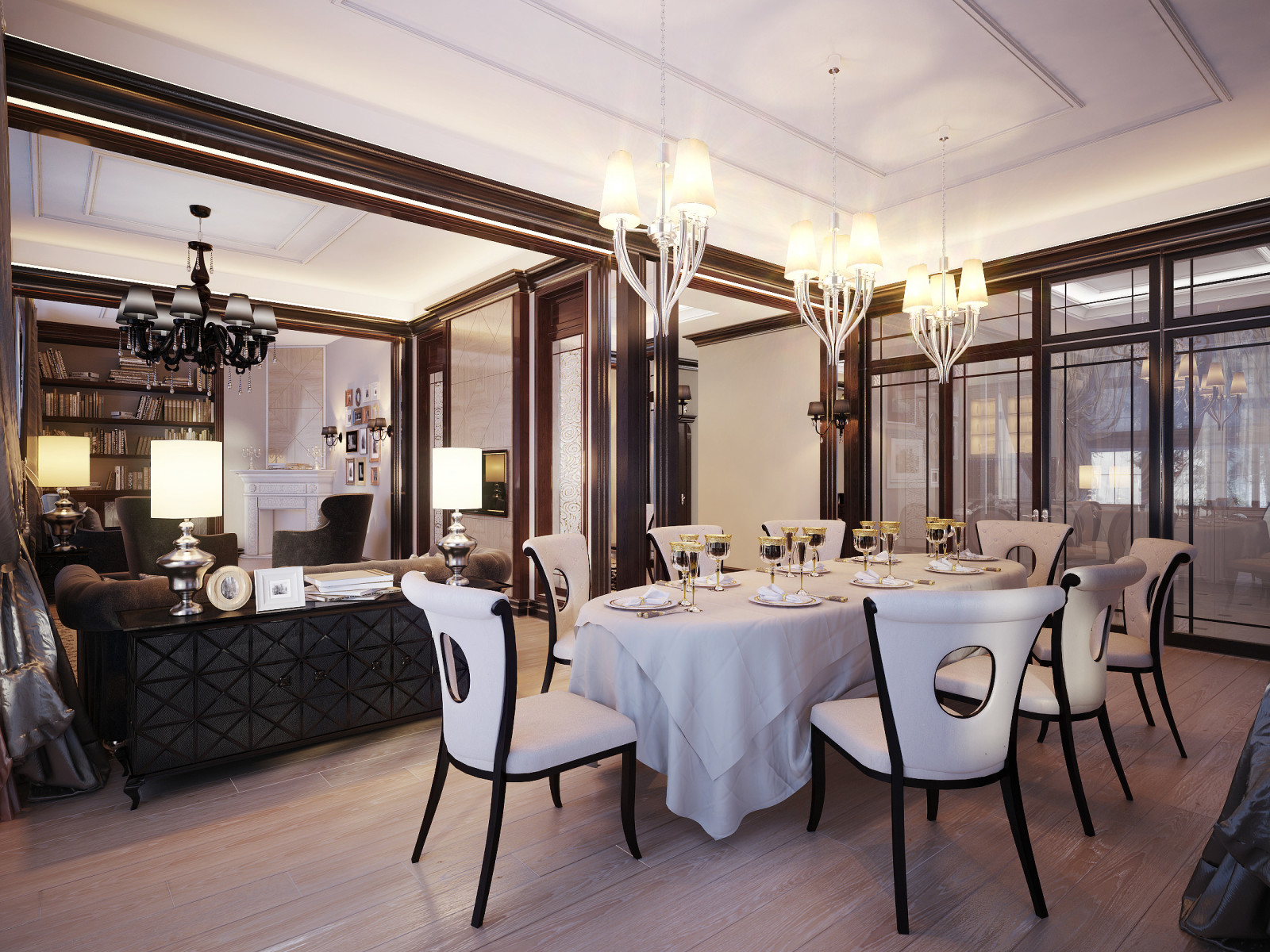 Загородный дом в стиле Арт-деко