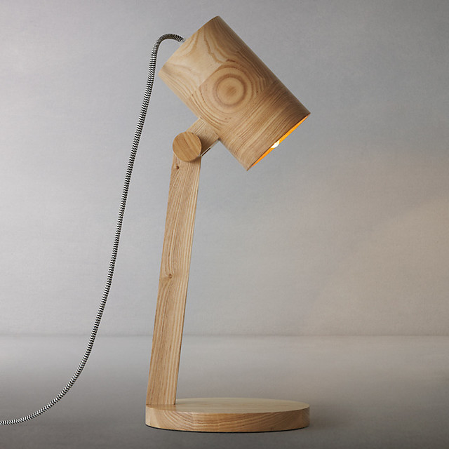 Frankie Oak Task Lamp - Rustic - Desk Lamps - by John Lewis