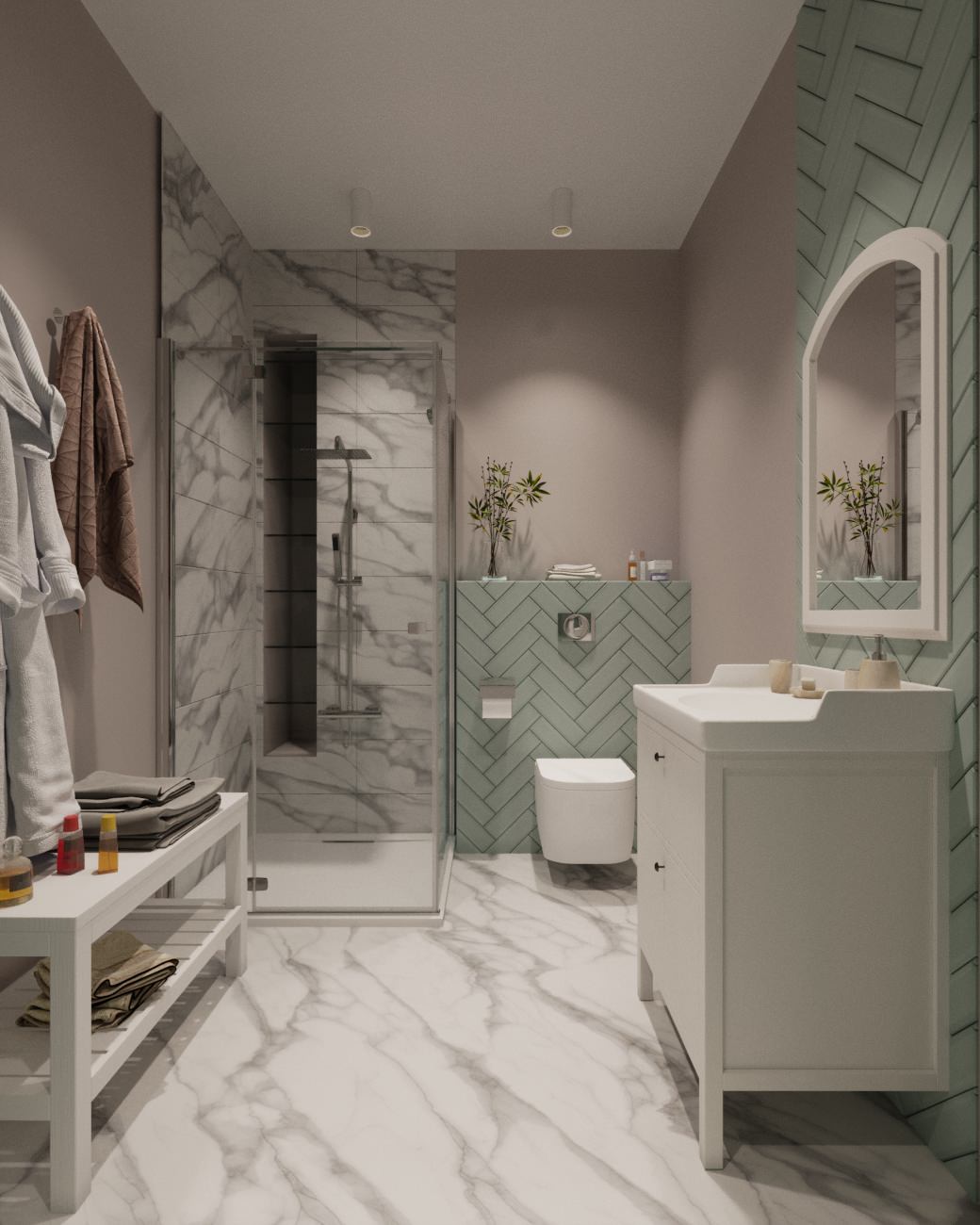 Однокомнатная квартира 52м2