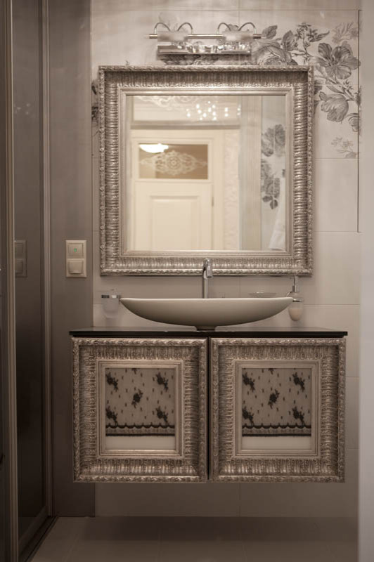 Классический Интерьер квартиры  в бежевых тонах (120 кв м)