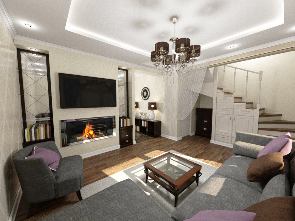 Коттедж В стиле современный Арт-Деко