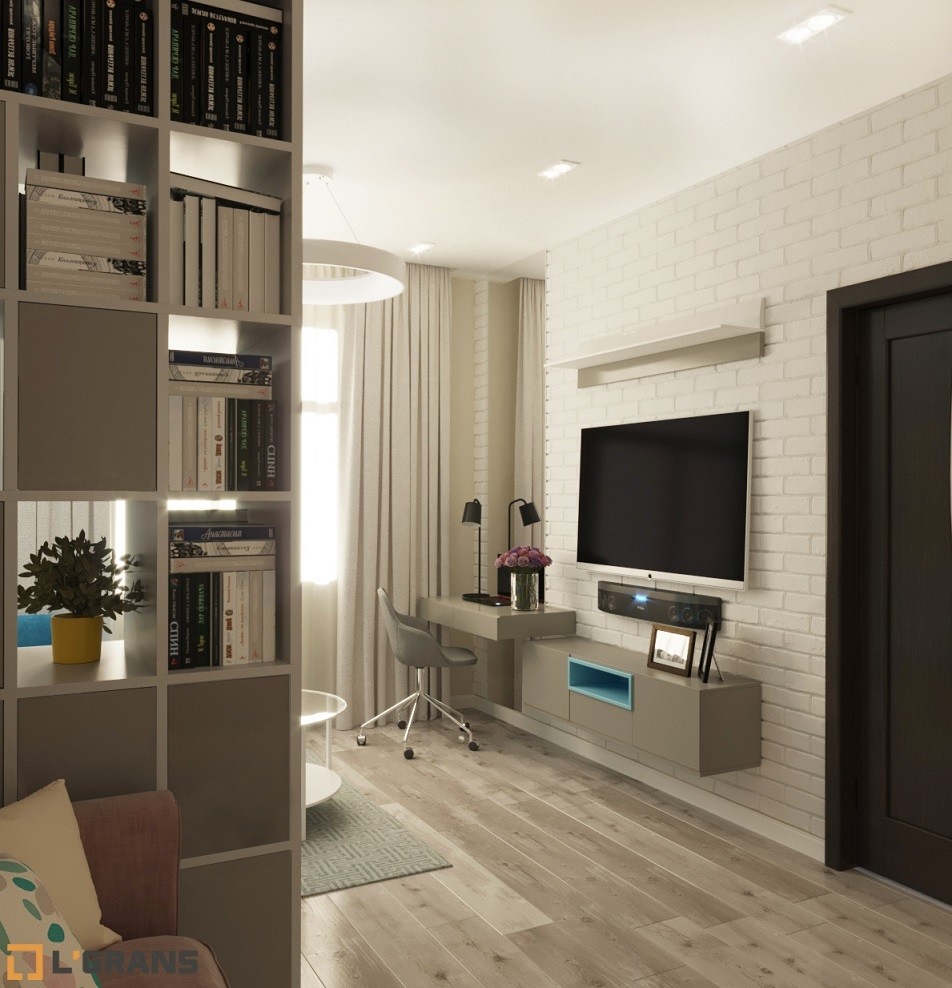 Дизайн проект интерьера комнаты по ул. Шеронова