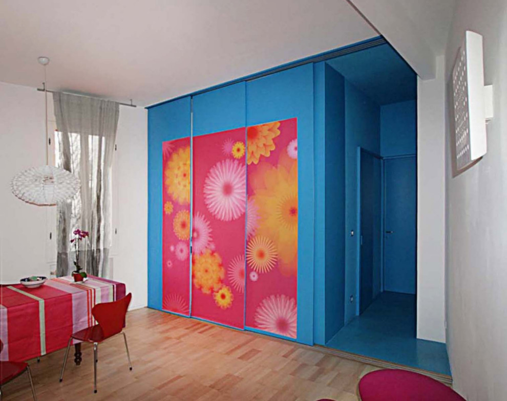 Esempio di un soggiorno contemporaneo