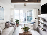 Transitional Living Room by House of Funk