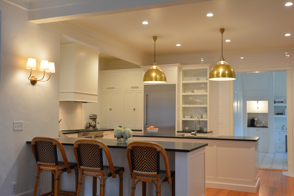 Example of a transitional kitchen design in Baltimore