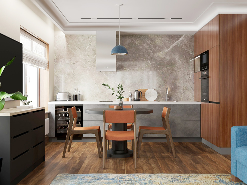 Визуализация трехномнатной квартиры для студии EEDS