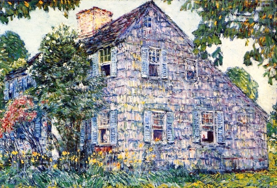 Frederick Childe Hassam Old House, East Hampton Print