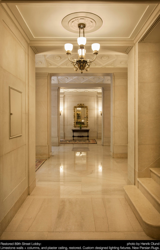 Traditional entryway in New York.