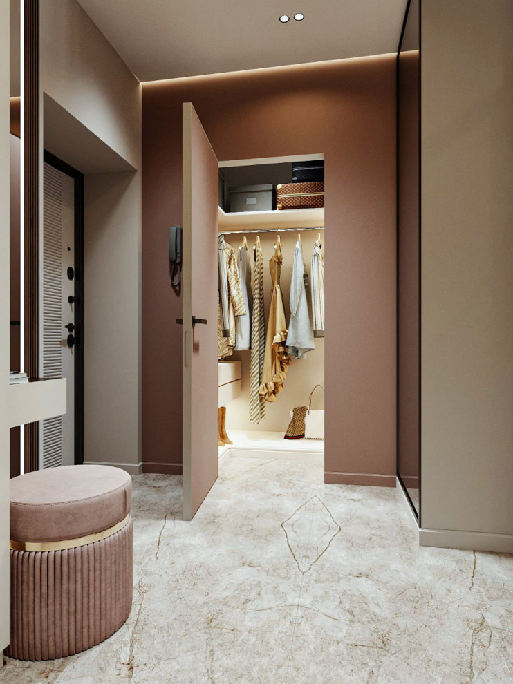 Камень и воздух. Квартира для современной девушки.