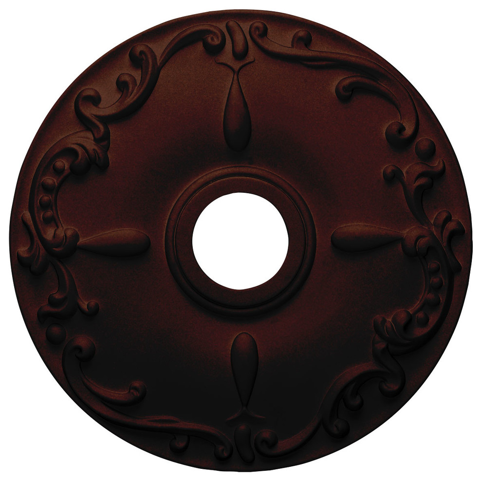18"OD Kent Ceiling Medallion Traditional Ceiling Medallions by