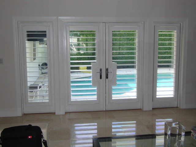Plantation Shutters Traditional Entry Miami By