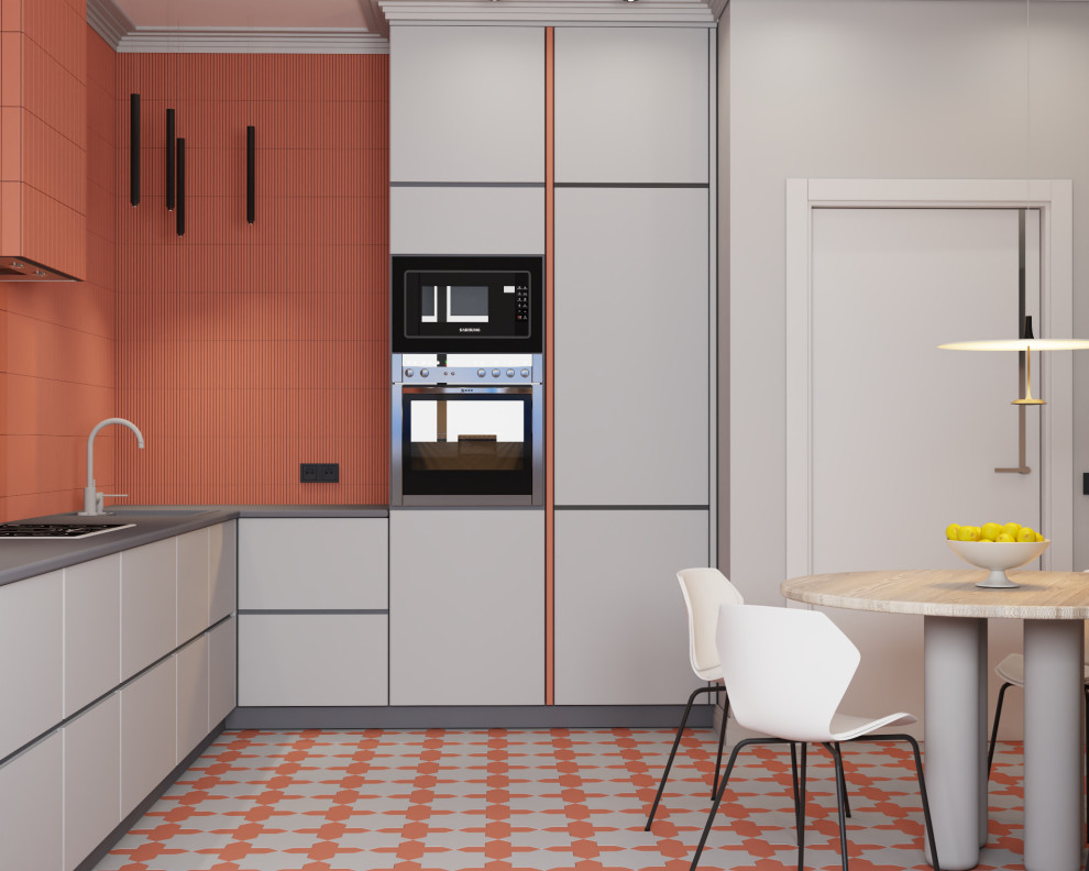 Проект кухни в Сочи 18 кв м