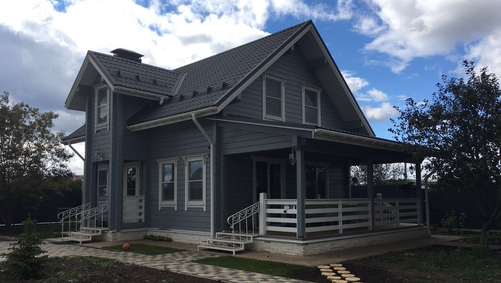 Дом из клееного бруса в поселке Чертовицы