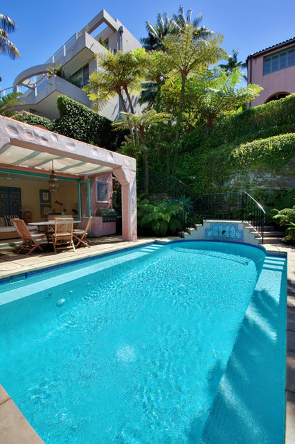 Rose Bay moderno-piscina