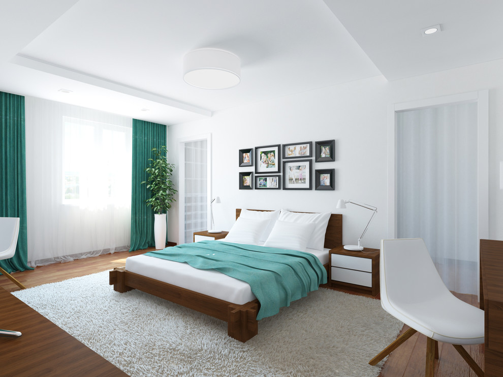 Спальная комната в стиле минимализм