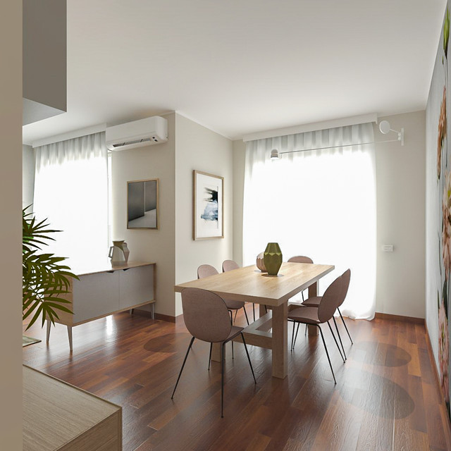 Casa nuova ed uno stile da creare - Progetto in corso contemporary-rendering