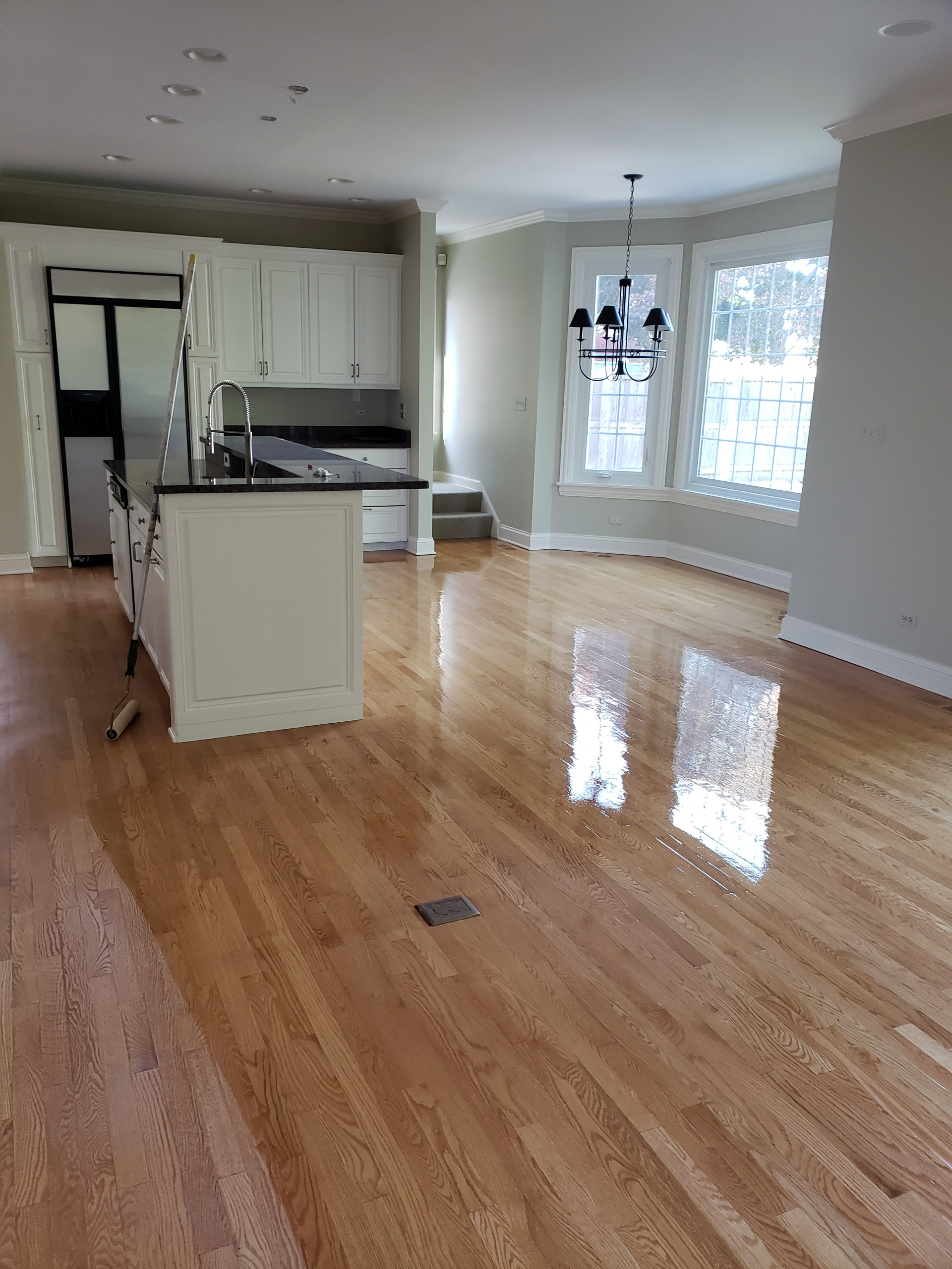 Winnetka, 2 and 1/4 red oak , natural matte polyurethane finish