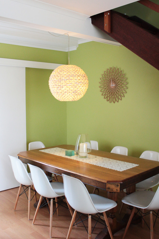Inspiration for an eclectic dining room remodel in Adelaide
