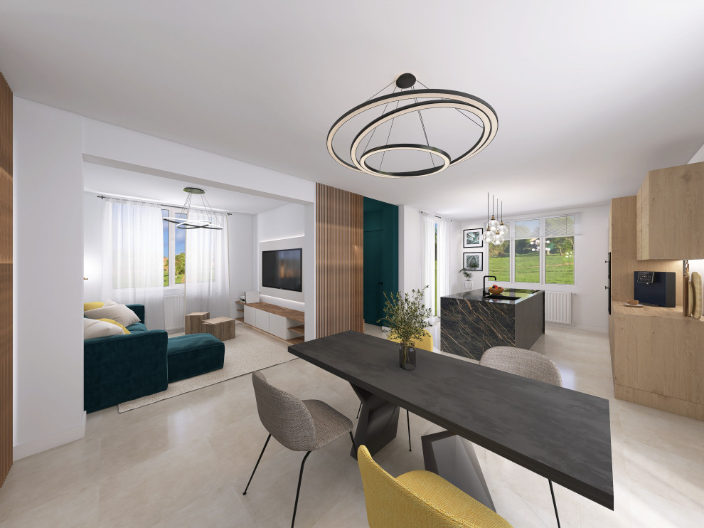 Rénovation d'une maison de 1930 - Modern - Family Room - Paris - by ...