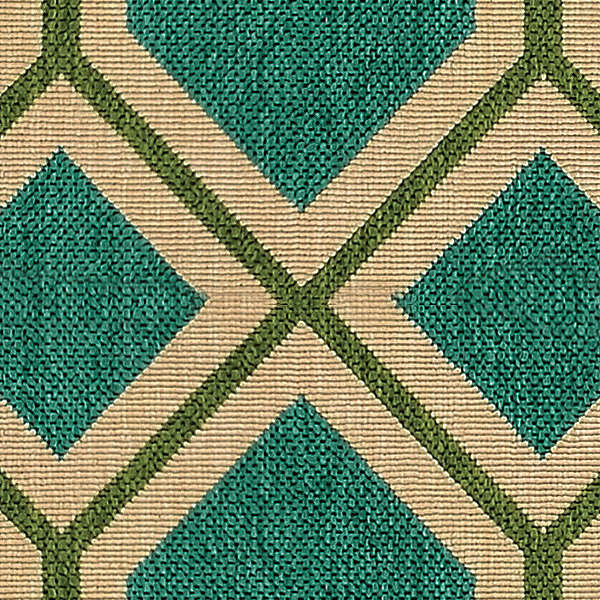 Seaside 6660L, Teal/Green - Contemporary - Outdoor Rugs - by BuyAreaRugs | Houzz