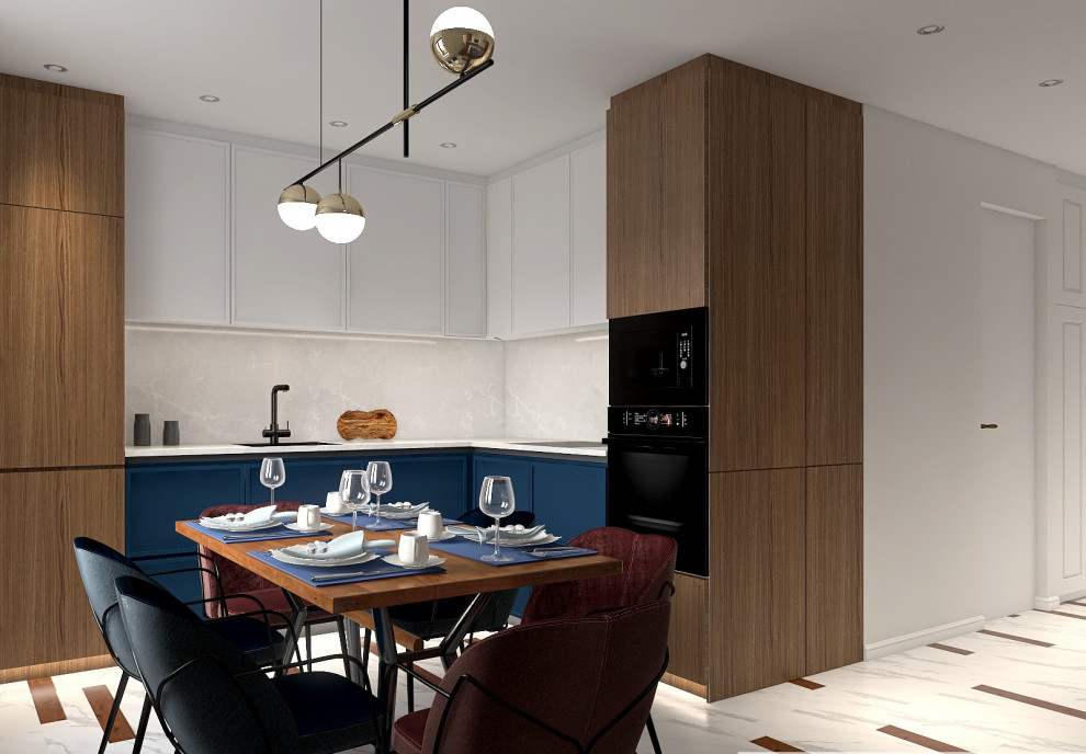 Дизайн интерьера в трехкомнатной квартире в Красногорске для семьи с двумя детьм