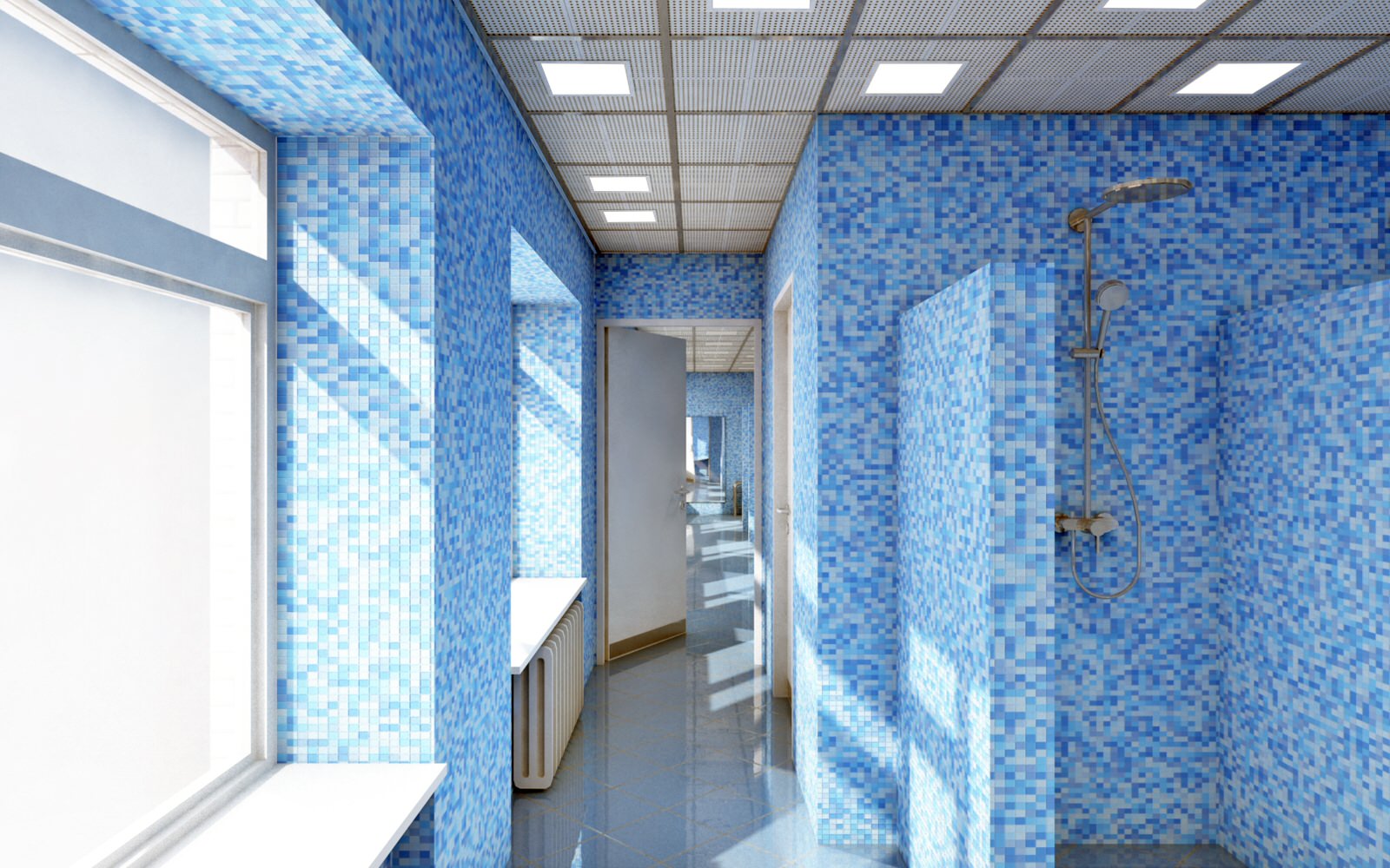 Интерьеры типовых этажей Институт мозга человека им. Н.П. Бехтеревой РАН