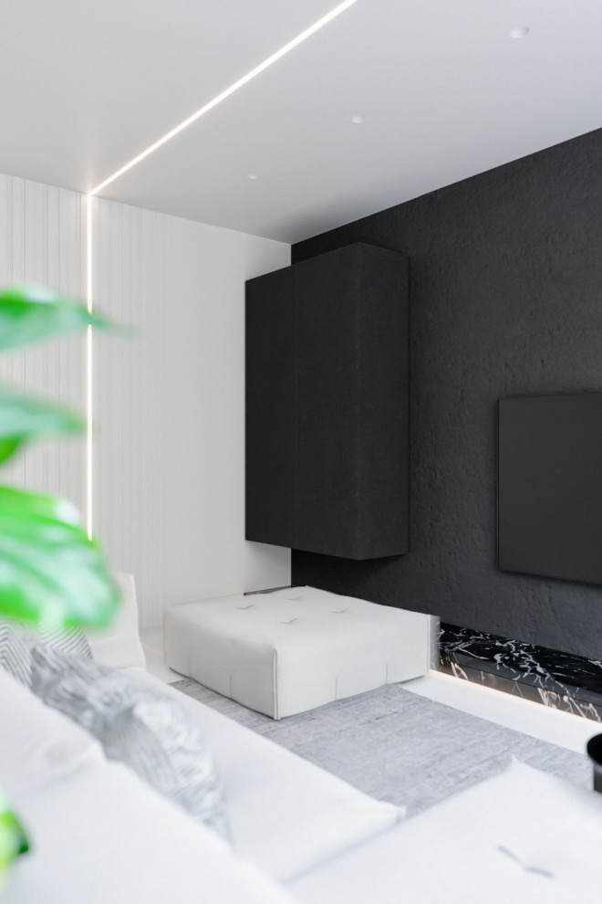 Белая квартира (гостиная)