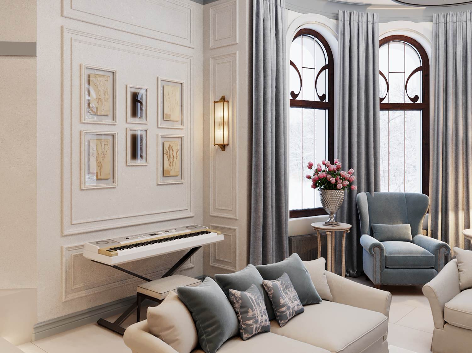 Коттедж в классическом стиле