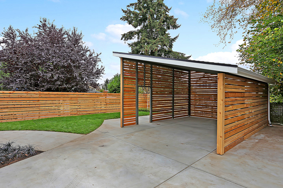 Design ideas for an arts and crafts shed and granny flat in Seattle.