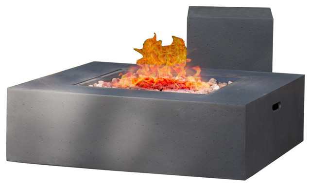 Gdf Studio Hearth Square 50k Btu Outdoor Gas Fire Pit Table With