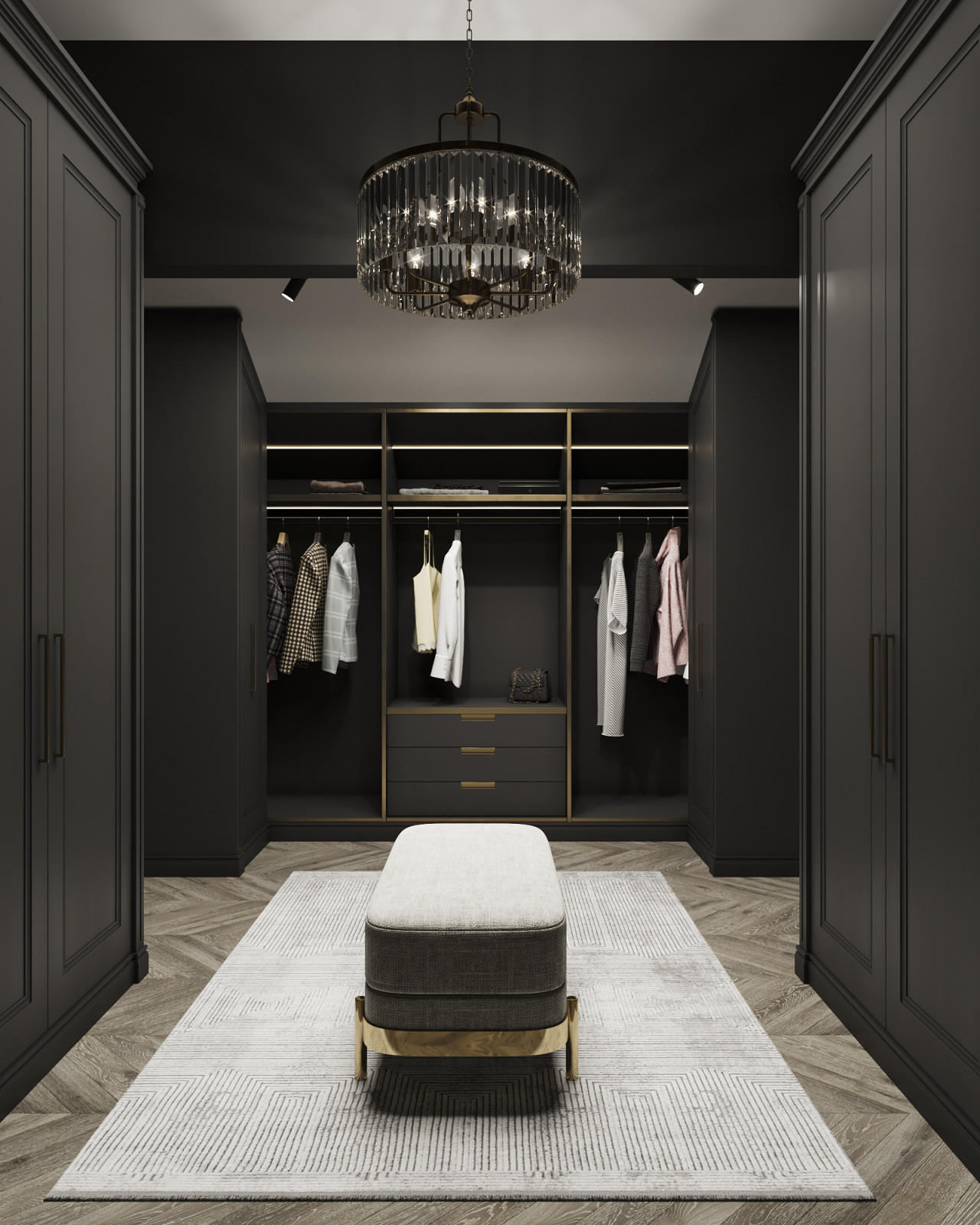 Фахверковый дом на 300 м2, в стиле ар-деко