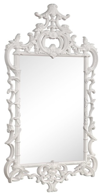 Chippendale White Mirror