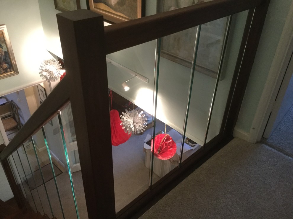 Sapele Hardwood with Glass