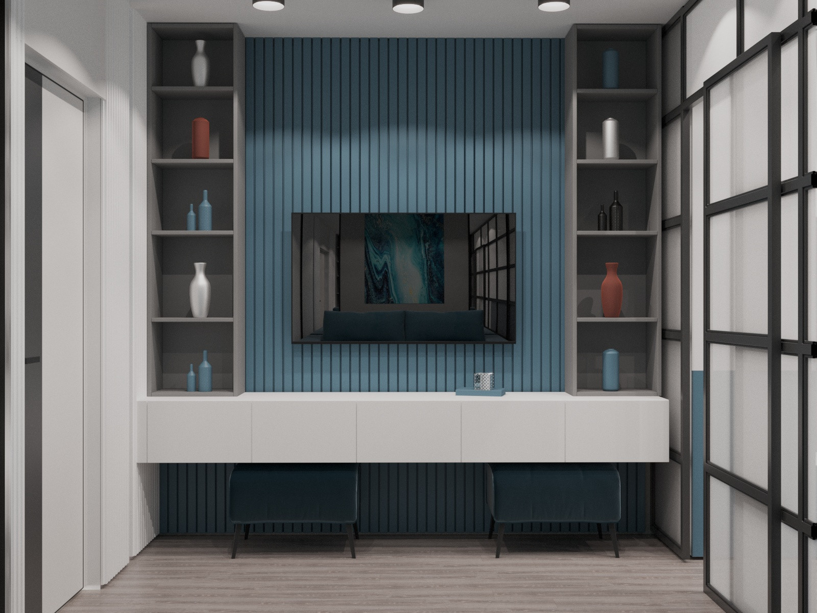 Квартира в современном стиле.