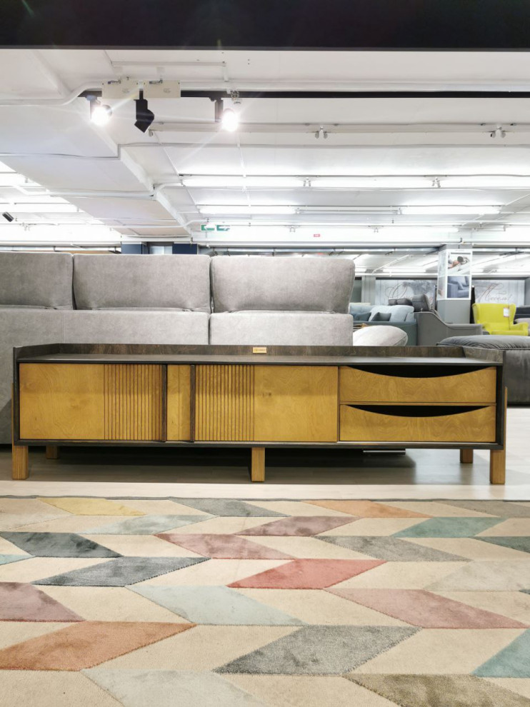 Медиа консоль "Wood Relief"