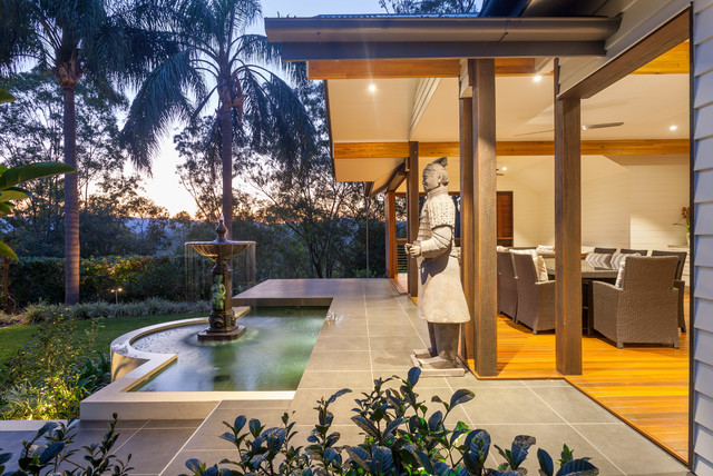 Poolside Pavilion asiatisk-veranda